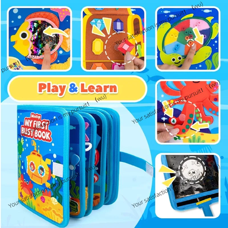 ZOCI-Ocean felt busy board, creative, colorful
ZOCI-Ocean felt busy board, creative, colorful