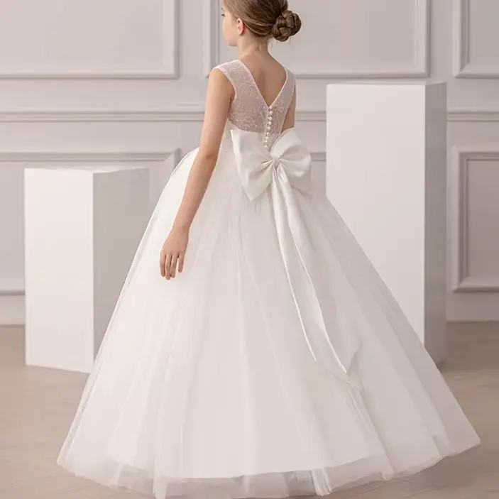 Girls Party Dresses Wedding Prom Big Bow Gown For Bridesmaid Prom Gown Girls Ceremonial Princess Dress Kids First Communion
Girls Party Dresses Wedding Prom Big Bow Gown For Bridesmaid Prom Gown Girls Ceremonial Princess Dress Kids First Communion