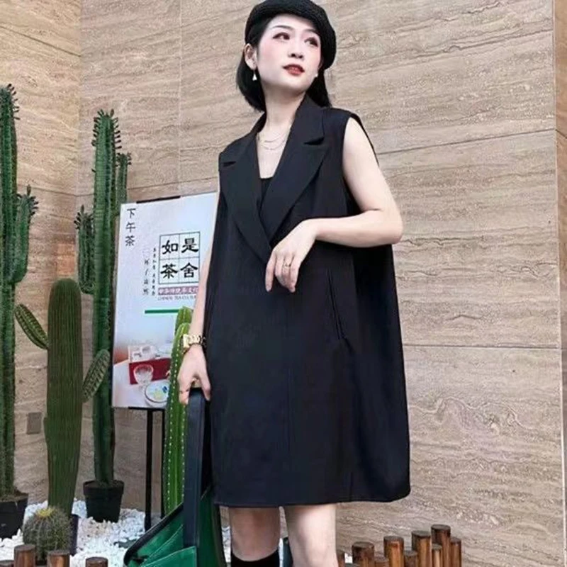 Women`s Casual Vest Tops French Style Suits Female Clothes Outerwear Waistcoat Vest Blazer Jackets Office Lady Wear Long Vests
Women`s Casual Vest Tops French Style Suits Female Clothes Outerwear Waistcoat Vest Blazer Jackets Office Lady Wear Long Vests