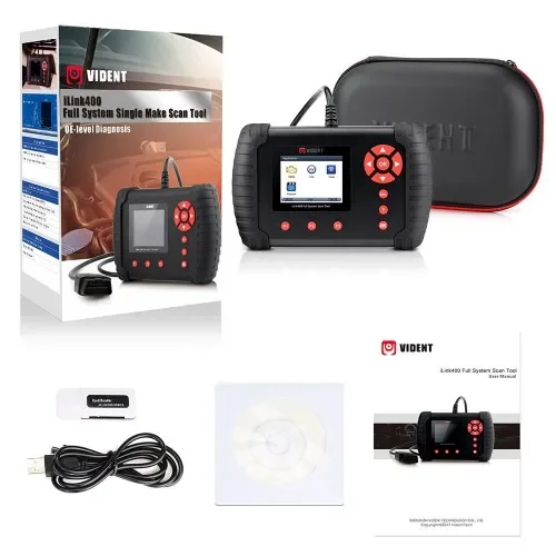 Оригинальный полнофункциональный сканер VIDENT iLink400 для ABS / SRS / EPB / DPF регенерации/сброса масла, обновленные аксессуары Onlinecar
Оригинальный полнофункциональный сканер VIDENT iLink400 для ABS / SRS / EPB / DPF регенерации/сброса масла, обновленные аксессуары Onlinecar