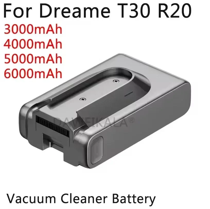 For Xiaomi 6000mAh Replacement Battery for Dreame T30 R20 Cordless Vacuum Cleaner Rechargeable Removable Cordless Extra Battery
For Xiaomi 6000mAh Replacement Battery for Dreame T30 R20 Cordless Vacuum Cleaner Rechargeable Removable Cordless Extra Battery