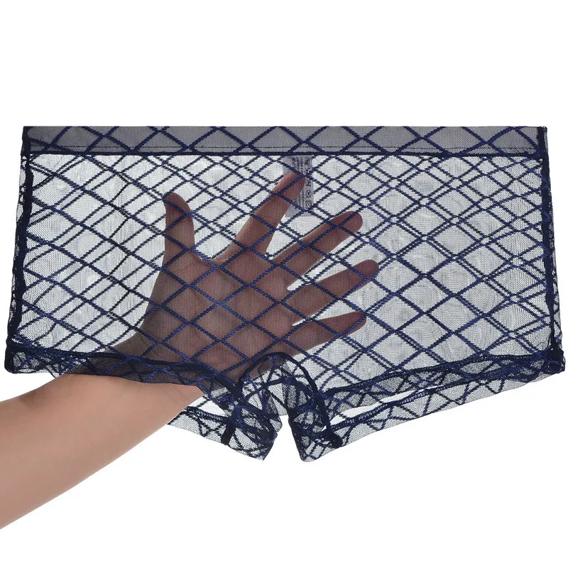 Summer Men's Underwear Men Boxer Shorts Breathable Mesh Boxer-pants Elastic Waistband Male Underpants
Summer Men's Underwear Men Boxer Shorts Breathable Mesh Boxer-pants Elastic Waistband Male Underpants