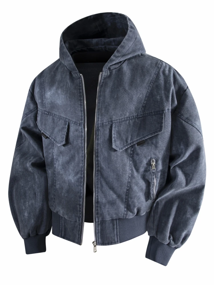 Casual Denim Pilot Jacket Men's Short Wide Version Stylish Autumn New High-End Feel Leisure Hat Sweater Outerwear Trendy
Casual Denim Pilot Jacket Men's Short Wide Version Stylish Autumn New High-End Feel Leisure Hat Sweater Outerwear Trendy