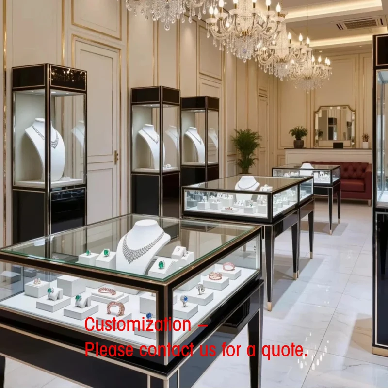custom.Luxury Custom Jewelry Display Stand LED Lighting Heavy Duty Varnished Solid Back Cubical Design Jewelry Stores
custom.Luxury Custom Jewelry Display Stand LED Lighting Heavy Duty Varnished Solid Back Cubical Design Jewelry Stores