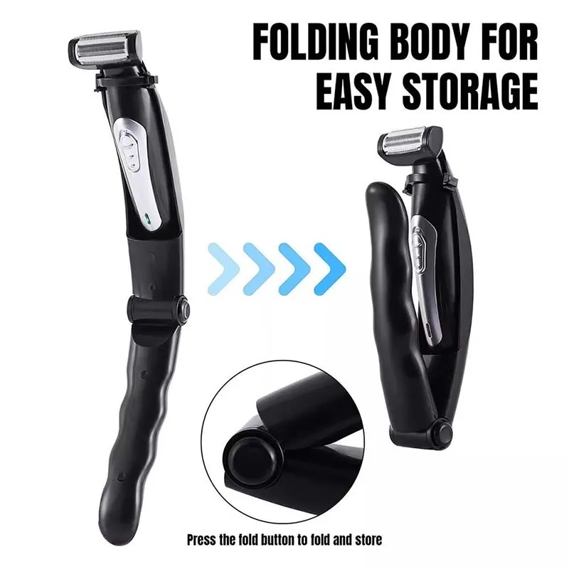 Electric Shaver Men's Back Shaver With Extension Wand, Charging Base and USB Cord to Easily Shave Back and Legs Without Bending
Electric Shaver Men's Back Shaver With Extension Wand, Charging Base and USB Cord to Easily Shave Back and Legs Without Bending