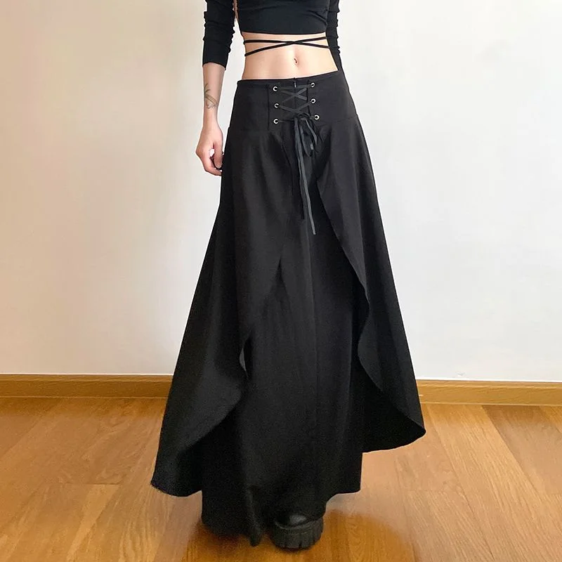 Womens Y2k Skirt Pants 2024 Autumn New Fashion Retro Simple Strap Irregular Skirt Women'S High Waist Slim All-Match Long Skirt
Womens Y2k Skirt Pants 2024 Autumn New Fashion Retro Simple Strap Irregular Skirt Women'S High Waist Slim All-Match Long Skirt