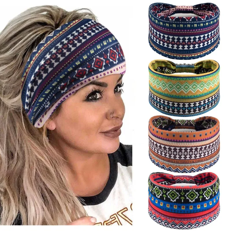 New Bohemian headband ethnic print yoga wide-sided elastic sweat-absorbing headband
New Bohemian headband ethnic print yoga wide-sided elastic sweat-absorbing headband