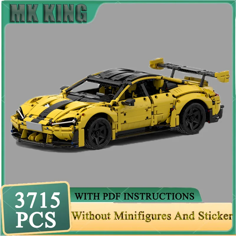 Moc Building Bricks 1:10 RC SU 7 Ultra Champion Speed Cars Model Building Technology Modular Block Christmas DIY Toy HolidayGift
Moc Building Bricks 1:10 RC SU 7 Ultra Champion Speed Cars Model Building Technology Modular Block Christmas DIY Toy HolidayGift