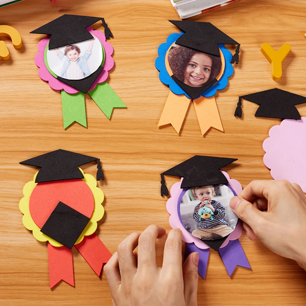 6pcs Graduation Medal Awards Durable DIY Material Kids Creative Educational Tool Kindergarten Craft Package
6pcs Graduation Medal Awards Durable DIY Material Kids Creative Educational Tool Kindergarten Craft Package