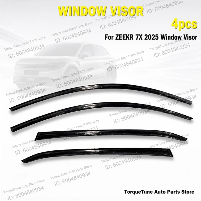 Premium For ZEEKR 7X 2025 Window Visor Wind Deflector Direct Fit Side Door Vent Deflectors Weather Shield Rain Guard
Premium For ZEEKR 7X 2025 Window Visor Wind Deflector Direct Fit Side Door Vent Deflectors Weather Shield Rain Guard