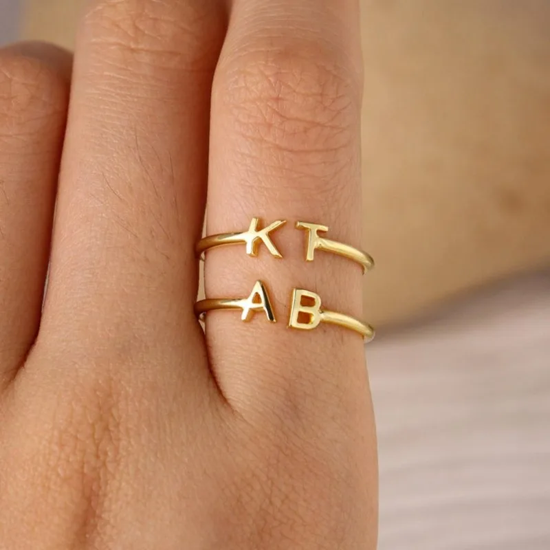 Personalized 2 Letter Ring Gold Open Initial Ring Dating Couple Engagement Rings Minimalist Jewelry Unique Gift for Girlfriend
Personalized 2 Letter Ring Gold Open Initial Ring Dating Couple Engagement Rings Minimalist Jewelry Unique Gift for Girlfriend