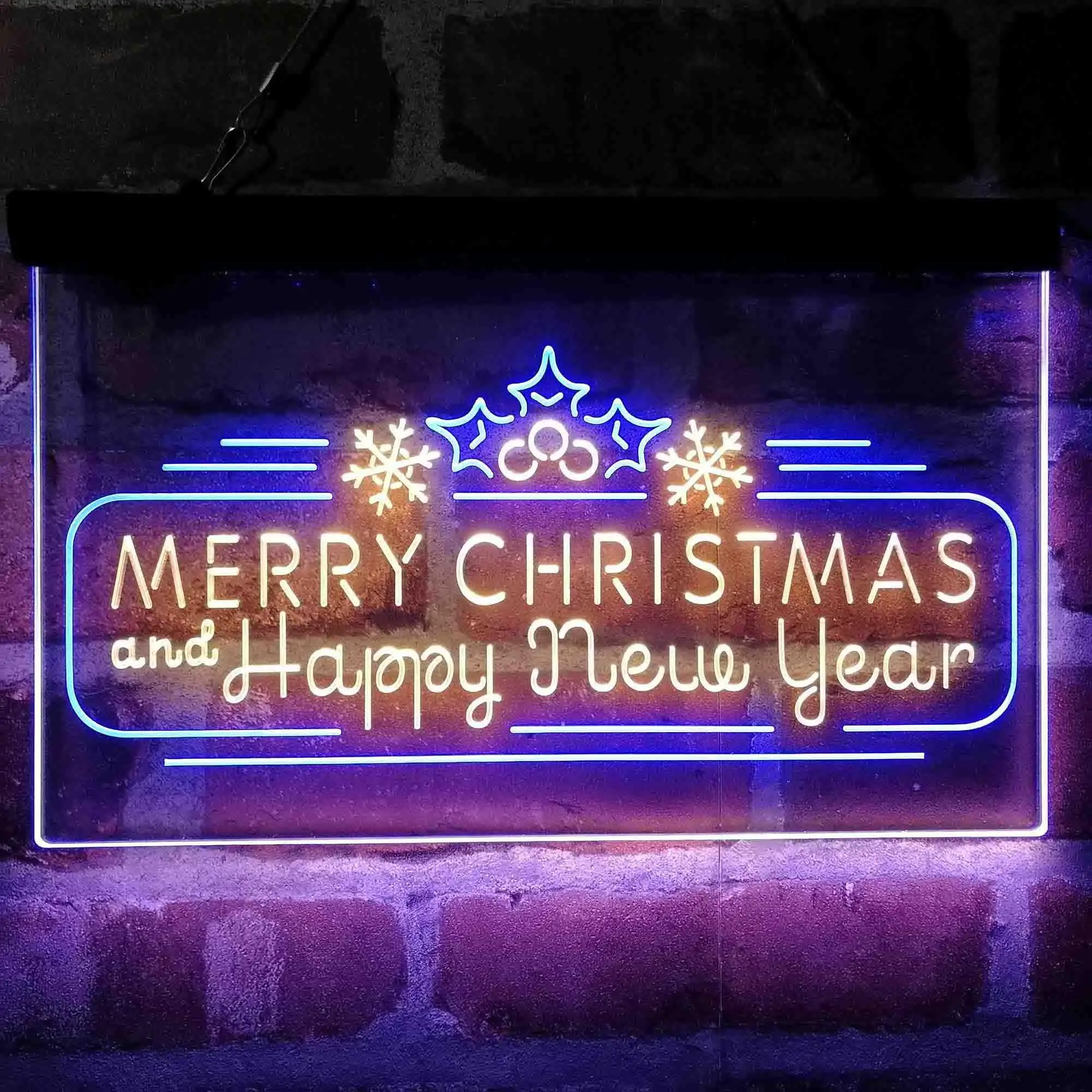 Merry Christmas & Happy New Year Pine Cone Badge Dual Color Led Neon Sign st6-i4156
Merry Christmas & Happy New Year Pine Cone Badge Dual Color Led Neon Sign st6-i4156