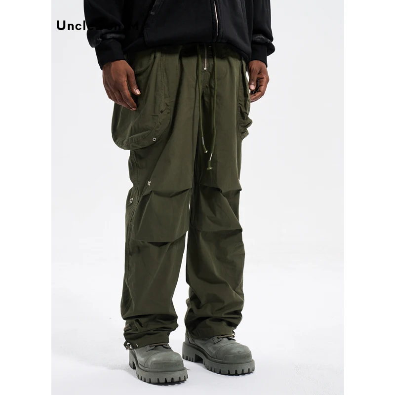 Big Pocket Retro Overalls Casual Loose Functional Paratrooper Pants Streetwear Military Trousers
Big Pocket Retro Overalls Casual Loose Functional Paratrooper Pants Streetwear Military Trousers
