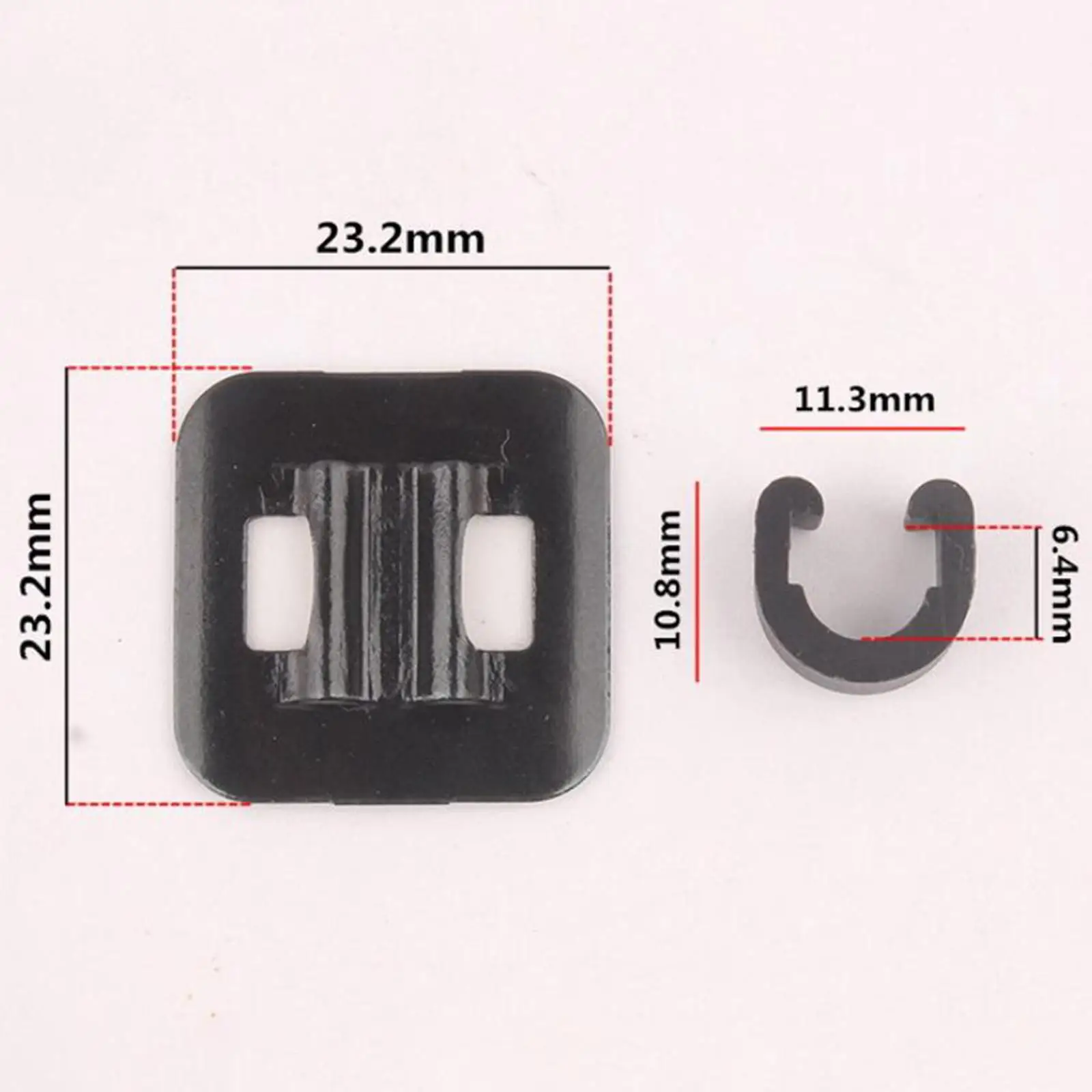 2 Pieces Bike Clip Alloy Hose Buckle Clamp Guide Aluminum Alloy Sturdy Easy Install Suitable for Road Bike BMX Folding Bike
2 Pieces Bike Clip Alloy Hose Buckle Clamp Guide Aluminum Alloy Sturdy Easy Install Suitable for Road Bike BMX Folding Bike