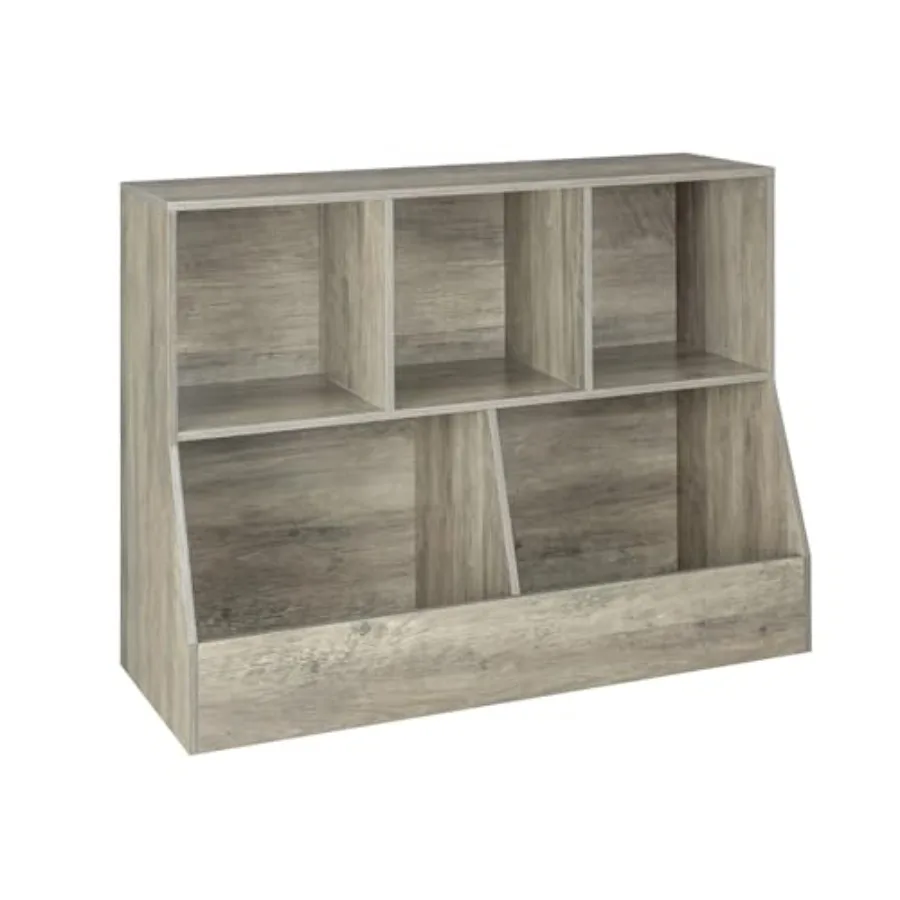 Toy Storage Organizer Bookshelf Wood Toy Storage Cabinet 5 Cubby Bookcase 39.4" L Toddler Book Shelf for Playroom Living Room N
Toy Storage Organizer Bookshelf Wood Toy Storage Cabinet 5 Cubby Bookcase 39.4" L Toddler Book Shelf for Playroom Living Room N