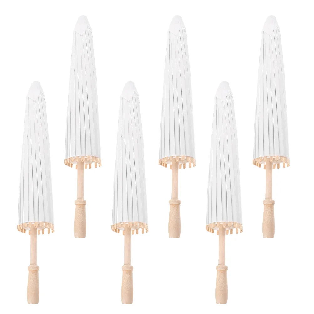 6Pcs White Oiled Paper Umbrellas 23.6 Inch Traditional Chinese Style Waterproof Decorative Parasols for Wedding DIY Art Projects
6Pcs White Oiled Paper Umbrellas 23.6 Inch Traditional Chinese Style Waterproof Decorative Parasols for Wedding DIY Art Projects
