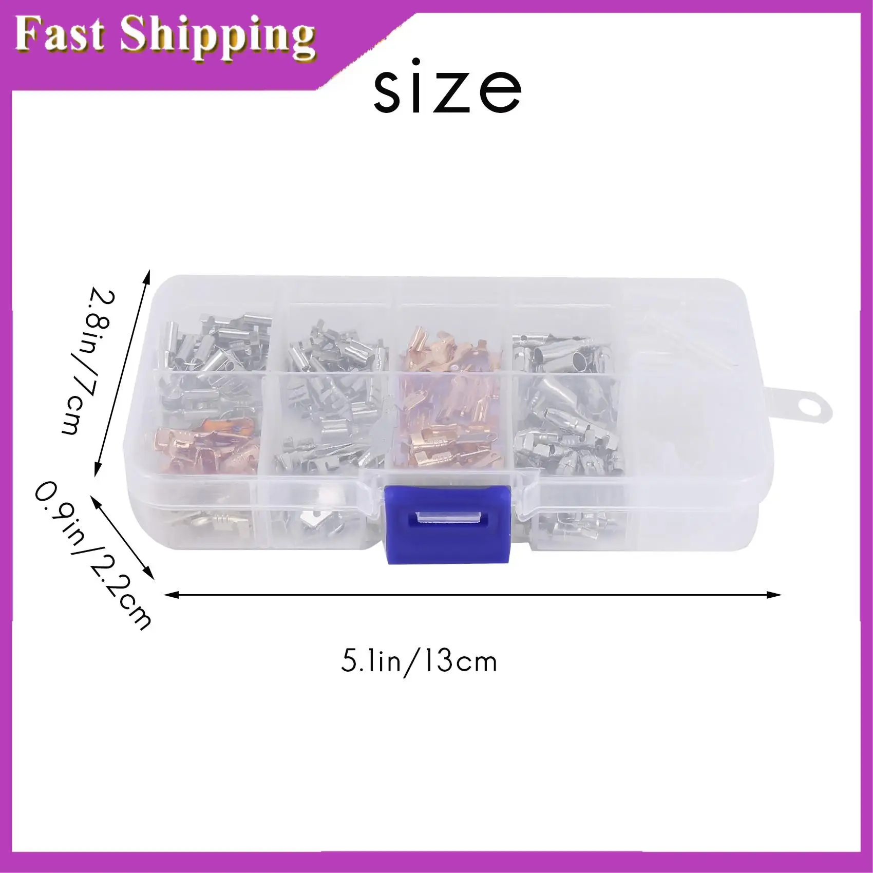 ABRI-150Pcs 6.3MM 2.8MM 4.8MM 4.0MM Male Female Car Spade Connector Splice Crimp Wire Terminals For Motorcycle Bike Car
ABRI-150Pcs 6.3MM 2.8MM 4.8MM 4.0MM Male Female Car Spade Connector Splice Crimp Wire Terminals For Motorcycle Bike Car