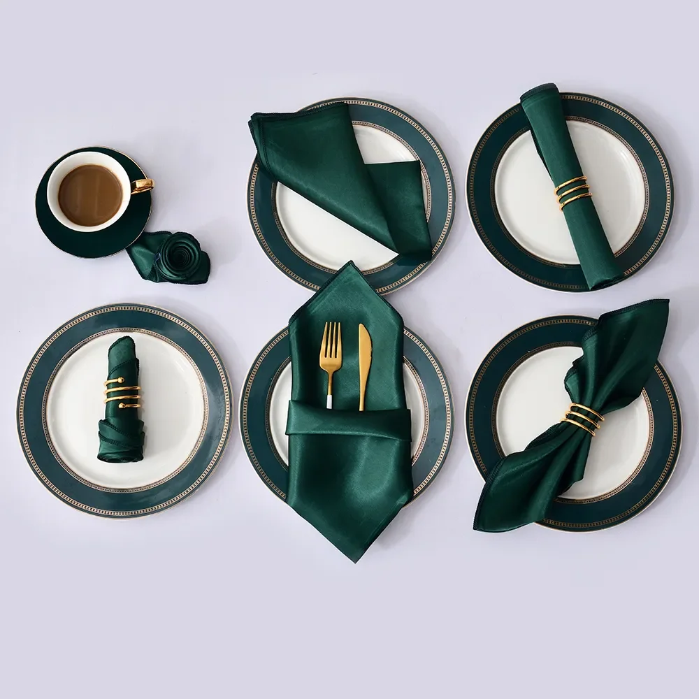 50 Pcs Satin Table Napkins 12x12inches Square Dinner Napkins Washable Soft Table Napkins for Wedding Birthday Parties Decoration
50 Pcs Satin Table Napkins 12x12inches Square Dinner Napkins Washable Soft Table Napkins for Wedding Birthday Parties Decoration
