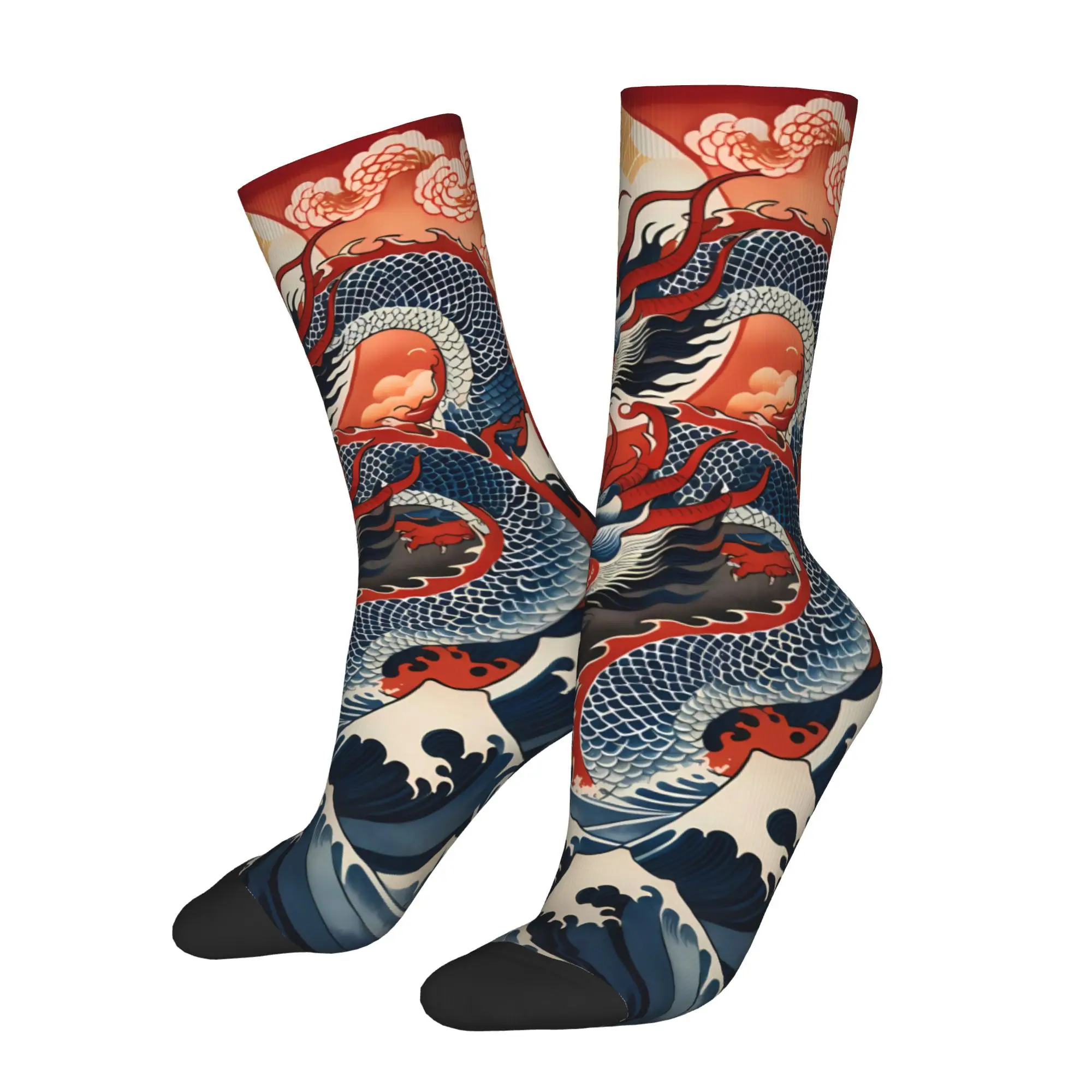 Dragon God Legend Creature Men Cycling Socks All Season Breathable Athletic Crew Socks for Spring Summer Fall Winter
Dragon God Legend Creature Men Cycling Socks All Season Breathable Athletic Crew Socks for Spring Summer Fall Winter