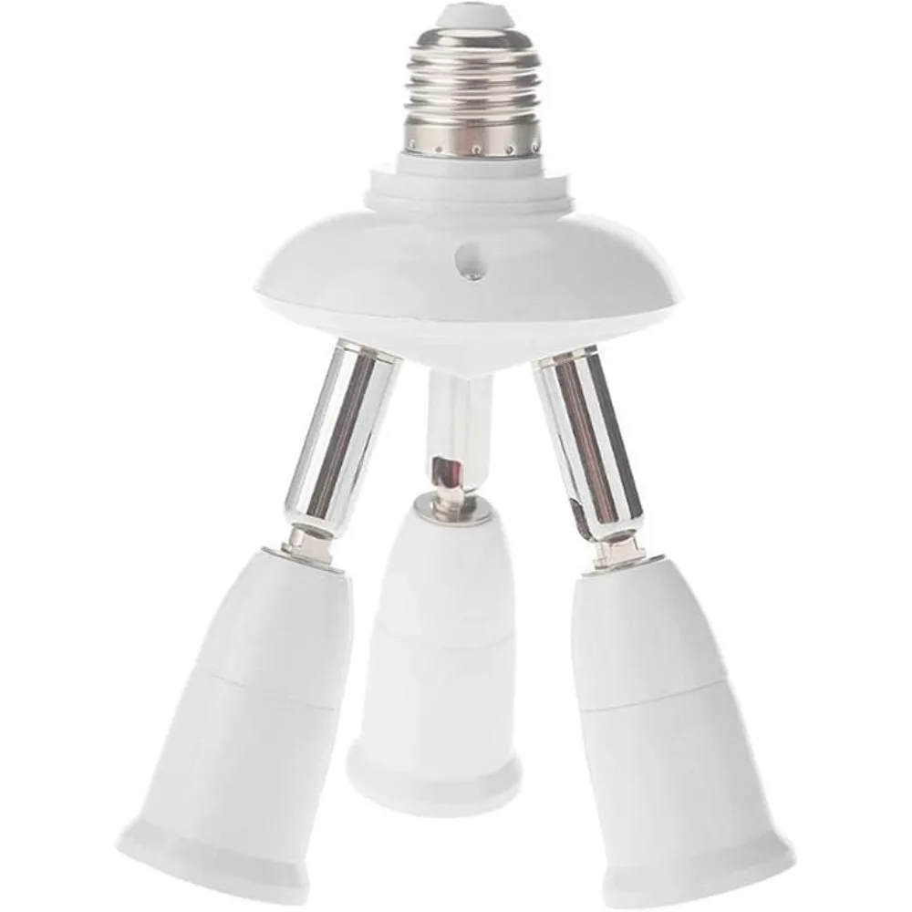 2/5Pcs 1 to 3 Holder Socket Splitter Lamp E27 Splitter 3 Heads 360 Adjustable E27 To E27 Base LED Bulb Adapter Converter Lamp
2/5Pcs 1 to 3 Holder Socket Splitter Lamp E27 Splitter 3 Heads 360 Adjustable E27 To E27 Base LED Bulb Adapter Converter Lamp