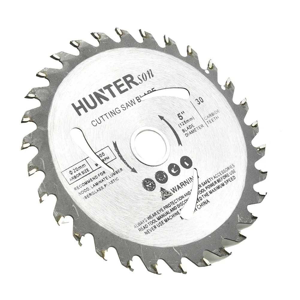 5" 125mm Circular Saw Blade 30Teeth 20mm Bore Carbide Tipped Wood Cutting Disc Angle Grinder Saw Disc Cutter Power Tool
5" 125mm Circular Saw Blade 30Teeth 20mm Bore Carbide Tipped Wood Cutting Disc Angle Grinder Saw Disc Cutter Power Tool