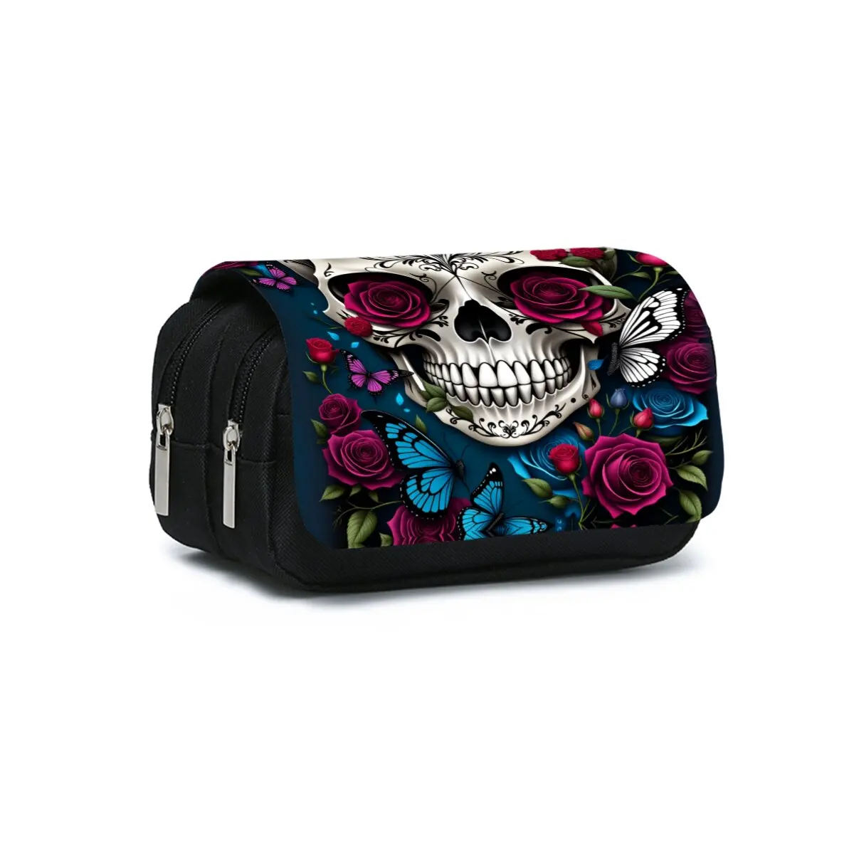 Colorful Skull Flower Flip Pen Case For Boy And Girls Best Gift 2D Cartoon Pencil Pouch School supplies Pencil Bag For Children
Colorful Skull Flower Flip Pen Case For Boy And Girls Best Gift 2D Cartoon Pencil Pouch School supplies Pencil Bag For Children