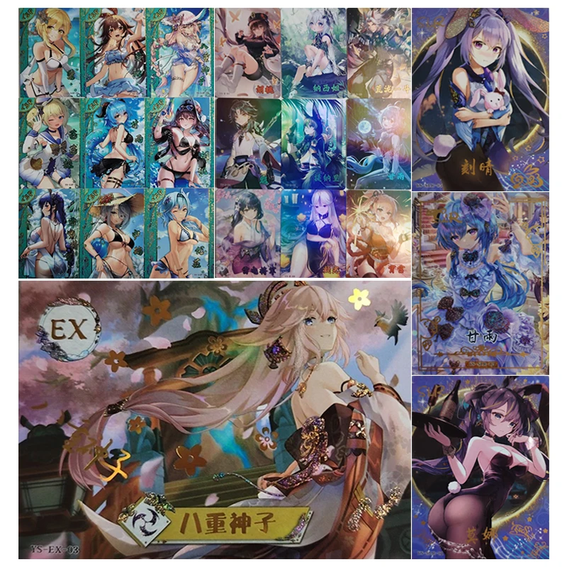 Аниме Goddess Story LSP SLR EX R карты Keqing Yae Miko Mona Ganyu Коллекционные карты Рождественские подарки на день рождения Детские игрушки
Аниме Goddess Story LSP SLR EX R карты Keqing Yae Miko Mona Ganyu Коллекционные карты Рождественские подарки на день рождения Детские игрушки