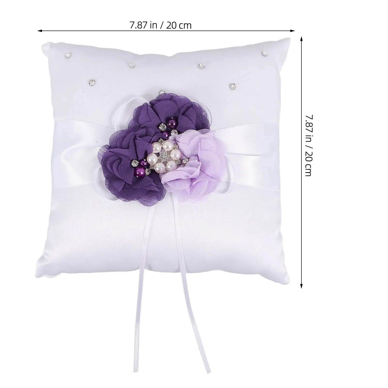 Pearl Flower Ring Pillow 20x20cm Wedding Bride Pillows Decoration Cushions Ceremony Accessories Elegant Pearl Design Lightweight
Pearl Flower Ring Pillow 20x20cm Wedding Bride Pillows Decoration Cushions Ceremony Accessories Elegant Pearl Design Lightweight