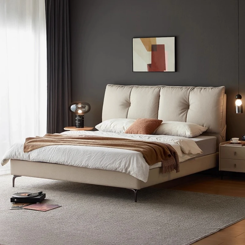 Double Light Luxury Leather Double Bed Universal Size Bed Frame Reception Queen Beds Replica Japanese Muebles Salon Furniture
Double Light Luxury Leather Double Bed Universal Size Bed Frame Reception Queen Beds Replica Japanese Muebles Salon Furniture