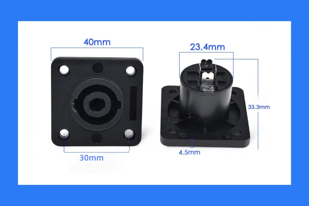 4/10 шт. Speakon 4-ядерный разъем для монтажа на панели XLR разъем аудио гнездовой разъем квадратные базовые разъемы
4/10 шт. Speakon 4-ядерный разъем для монтажа на панели XLR разъем аудио гнездовой разъем квадратные базовые разъемы