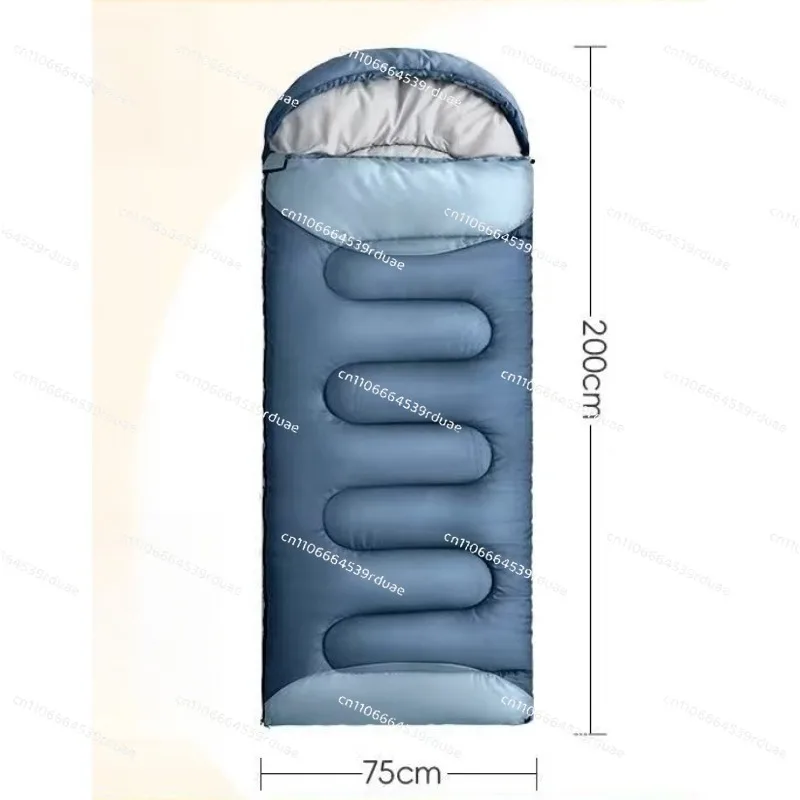 Sleeping bag, outdoor camping, universal in all seasons, widened in winter, thick, warm and cold-proof, single adult portable
Sleeping bag, outdoor camping, universal in all seasons, widened in winter, thick, warm and cold-proof, single adult portable