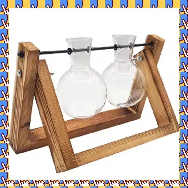 A79I Wooden Frame Tabletop Vase Set Multi-Purpose Bonsai Planter Hydroponic Base Terrarium Display Container Home Decor B
A79I Wooden Frame Tabletop Vase Set Multi-Purpose Bonsai Planter Hydroponic Base Terrarium Display Container Home Decor B