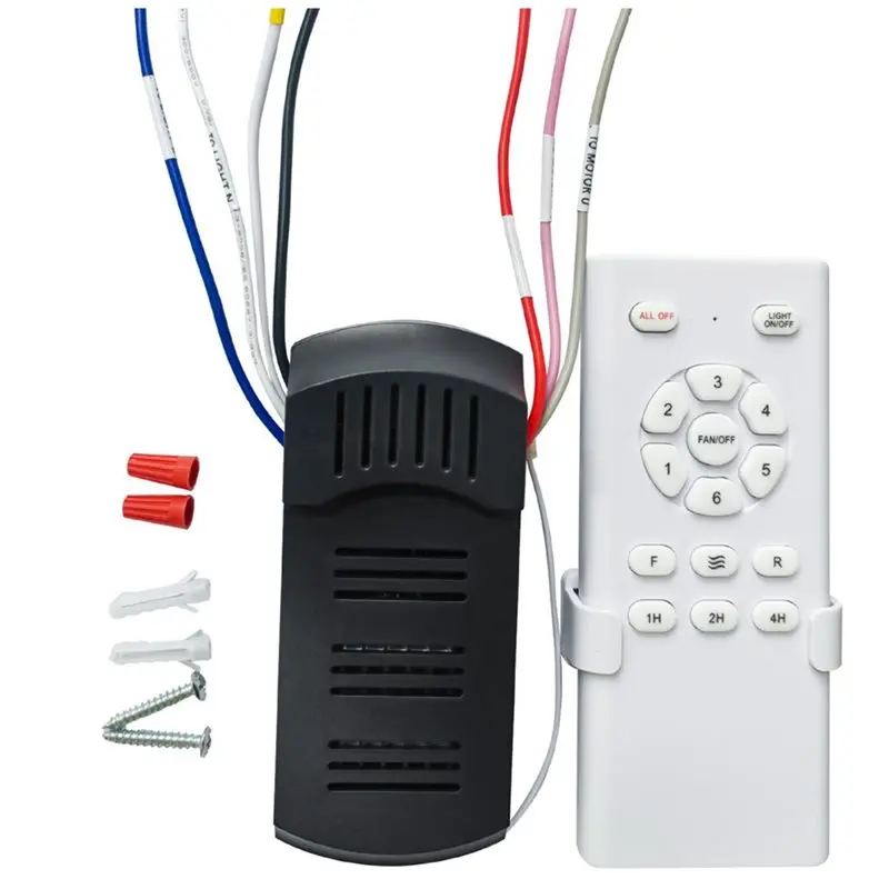 JABS-Ceiling Fan Remote Control Replacement For W/Light Style, Non-Smart Model, Signal Receiver Included
JABS-Ceiling Fan Remote Control Replacement For W/Light Style, Non-Smart Model, Signal Receiver Included
