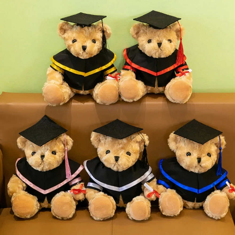 Bachelor Hat Doctor Cap Graduation Bear Doll Academic Dress Soft Bachelor Bear Plush Toy Stuffed Cute Bear Animal Doll
Bachelor Hat Doctor Cap Graduation Bear Doll Academic Dress Soft Bachelor Bear Plush Toy Stuffed Cute Bear Animal Doll