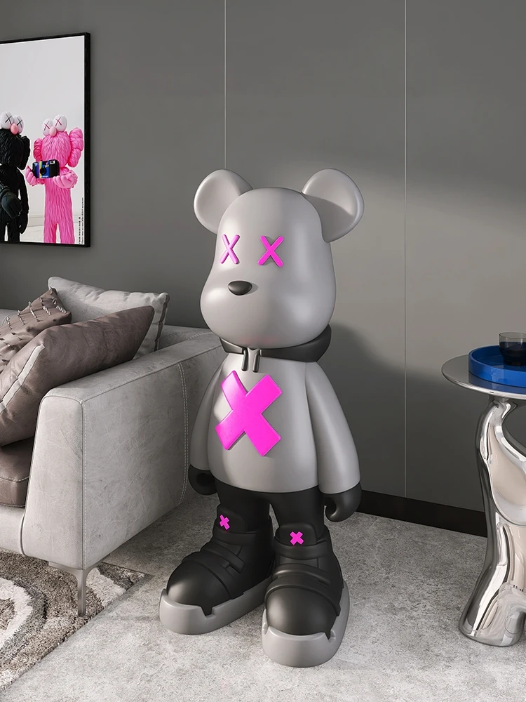 Home Decor Creative Bear Statue Art Ornaments Nordic Style Living Room Large Floor Decoration Cartoon Animal Sculpture Figurines
Home Decor Creative Bear Statue Art Ornaments Nordic Style Living Room Large Floor Decoration Cartoon Animal Sculpture Figurines
