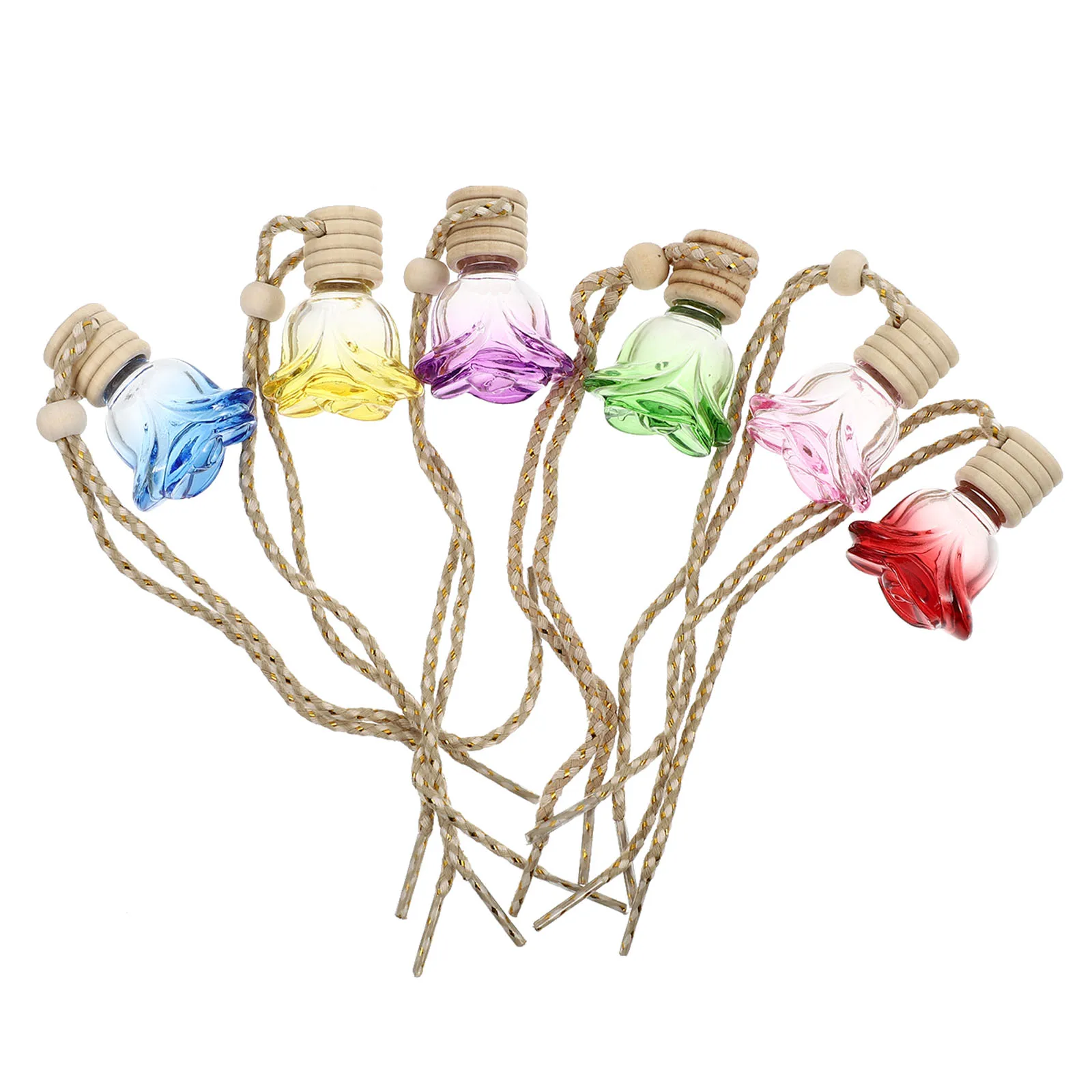 6 Pcs Hanging Car Air Fresheners Aromatherapy Bottle Pendant Fragrance Perfume Essential Oil Diffuser Refillable Bottles
6 Pcs Hanging Car Air Fresheners Aromatherapy Bottle Pendant Fragrance Perfume Essential Oil Diffuser Refillable Bottles