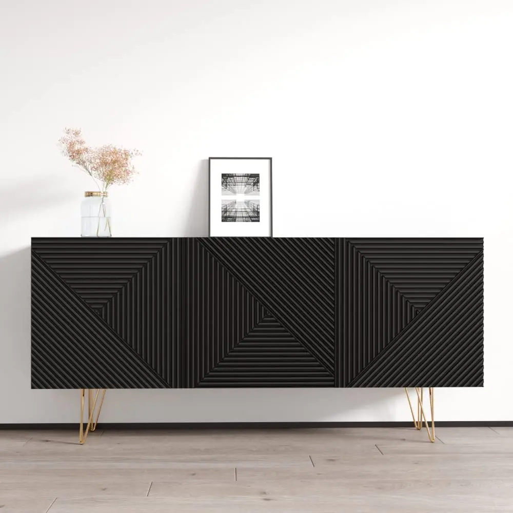 Meble Furniture Giza 3D 63"" Sideboard - Modern & Stylish Rectangular Sideboard Table With Three Doors - Durable Engineered
Meble Furniture Giza 3D 63"" Sideboard - Modern & Stylish Rectangular Sideboard Table With Three Doors - Durable Engineered