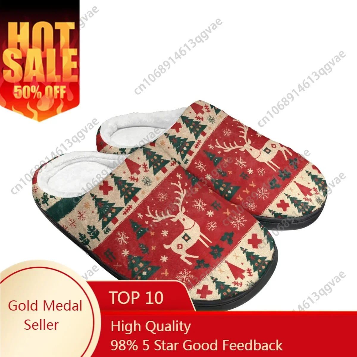 Winter Christmas Fuzzy Elk Holiday Christmas Home Cotton Slippers Mens Womens Teenager Plush Bedroom Keep Warm Custom Slipper
Winter Christmas Fuzzy Elk Holiday Christmas Home Cotton Slippers Mens Womens Teenager Plush Bedroom Keep Warm Custom Slipper