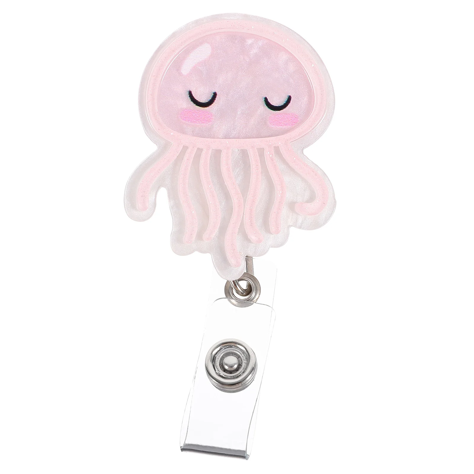 Jellyfish Badge Clips Retractable ID Holder Cute Nurse Reels Lightweight Elastic Medical Accessories Card Keychain
Jellyfish Badge Clips Retractable ID Holder Cute Nurse Reels Lightweight Elastic Medical Accessories Card Keychain