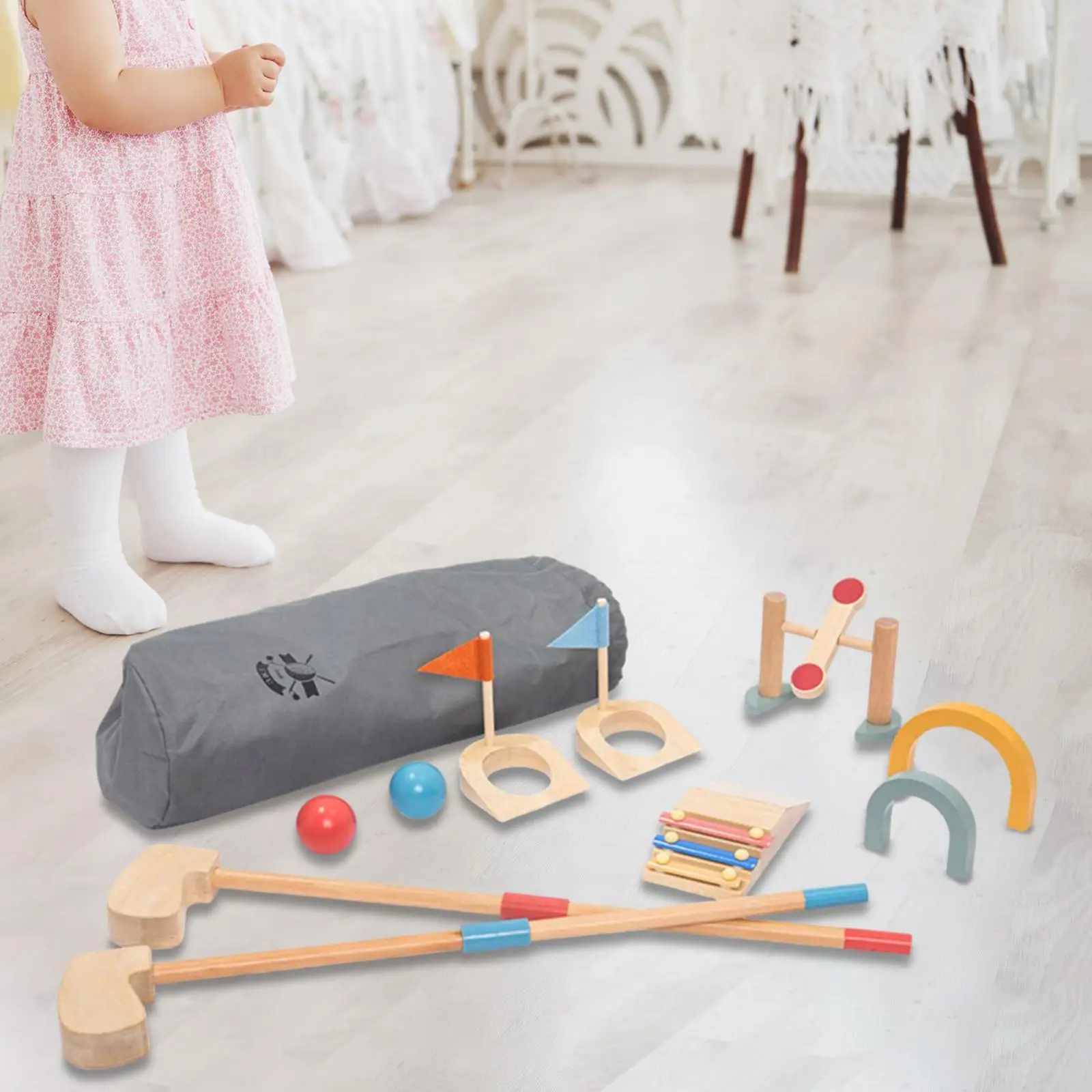 Children Golf Toy Set Sensory Integration Training for Indoor Outdoor Garden
Children Golf Toy Set Sensory Integration Training for Indoor Outdoor Garden