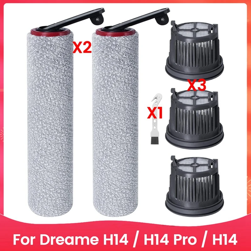 ABMR-Roller Brush Hepa Filter For Dreame H14 / H14 Pro / H14 Dual Wet And Dry Vacuum Cleaner Replacement Parts
ABMR-Roller Brush Hepa Filter For Dreame H14 / H14 Pro / H14 Dual Wet And Dry Vacuum Cleaner Replacement Parts