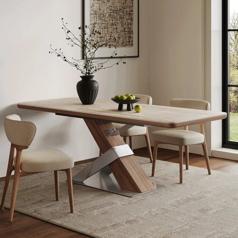 Full Muyan board dining table household light luxury modern simplicity high-end Bauhaus rectangular dining table
Full Muyan board dining table household light luxury modern simplicity high-end Bauhaus rectangular dining table