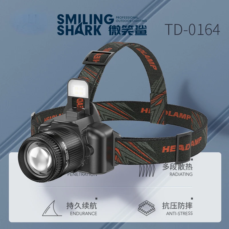 Xiaomi Smiling Shark High Power Strong Light Headlamp Outdoor Hiking Construction Site Construction Focusing Waterproof Headlamp
Xiaomi Smiling Shark High Power Strong Light Headlamp Outdoor Hiking Construction Site Construction Focusing Waterproof Headlamp