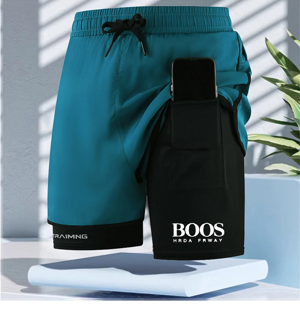 Summer lightweight quick-drying shorts - fake two-piece double-layer three-piece pants - silk casual marathon running attire
Summer lightweight quick-drying shorts - fake two-piece double-layer three-piece pants - silk casual marathon running attire