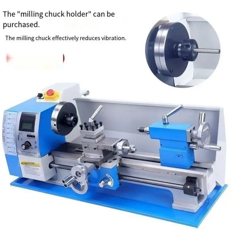 Mini CNC Wm210v 220V 900 Watt Horizontal Variable Speed Brushless Motor Household Metal Manual Lathe Wear-Resistant
Mini CNC Wm210v 220V 900 Watt Horizontal Variable Speed Brushless Motor Household Metal Manual Lathe Wear-Resistant