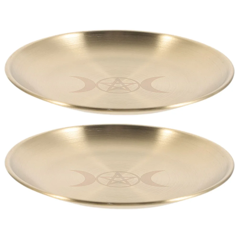 2pcs Pentagram Pentagram Tray Altar Plates Decorative Altar Plate Storage Trays Sturdy Iron Round Plate
2pcs Pentagram Pentagram Tray Altar Plates Decorative Altar Plate Storage Trays Sturdy Iron Round Plate
