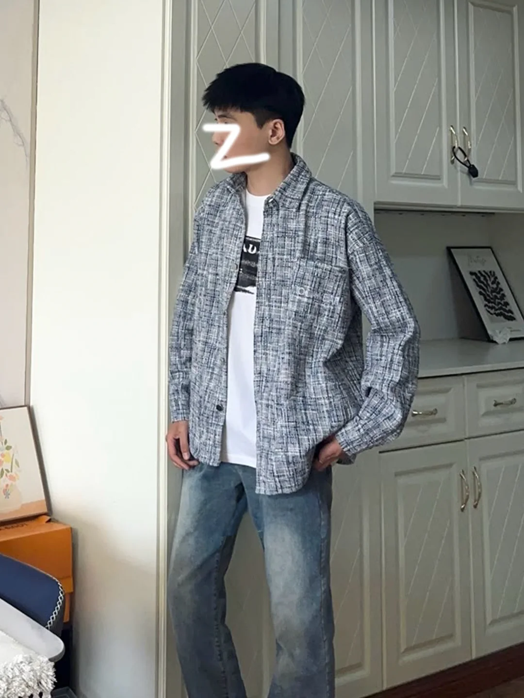 Preppy Plaid Knit irt Jaet Men's Loose Color Blo Embroidery Autumn Sle Couple High End Feel Top Trendy Long Sve Bu...
Preppy Plaid Knit irt Jaet Men's Loose Color Blo Embroidery Autumn Sle Couple High End Feel Top Trendy Long Sve Bu...