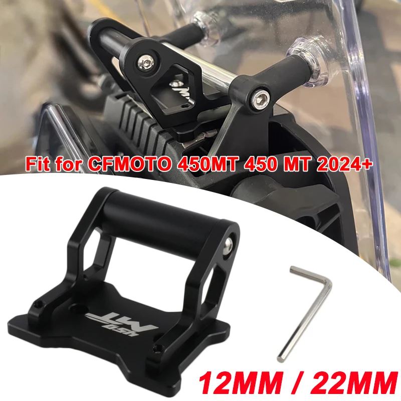 Motorcycle GPS Phone Holder Bar Navigation Extension GPS Phone Holder Mount Bracket For CFMOTO 450MT 2024+ 12mm / 22mm
Motorcycle GPS Phone Holder Bar Navigation Extension GPS Phone Holder Mount Bracket For CFMOTO 450MT 2024+ 12mm / 22mm