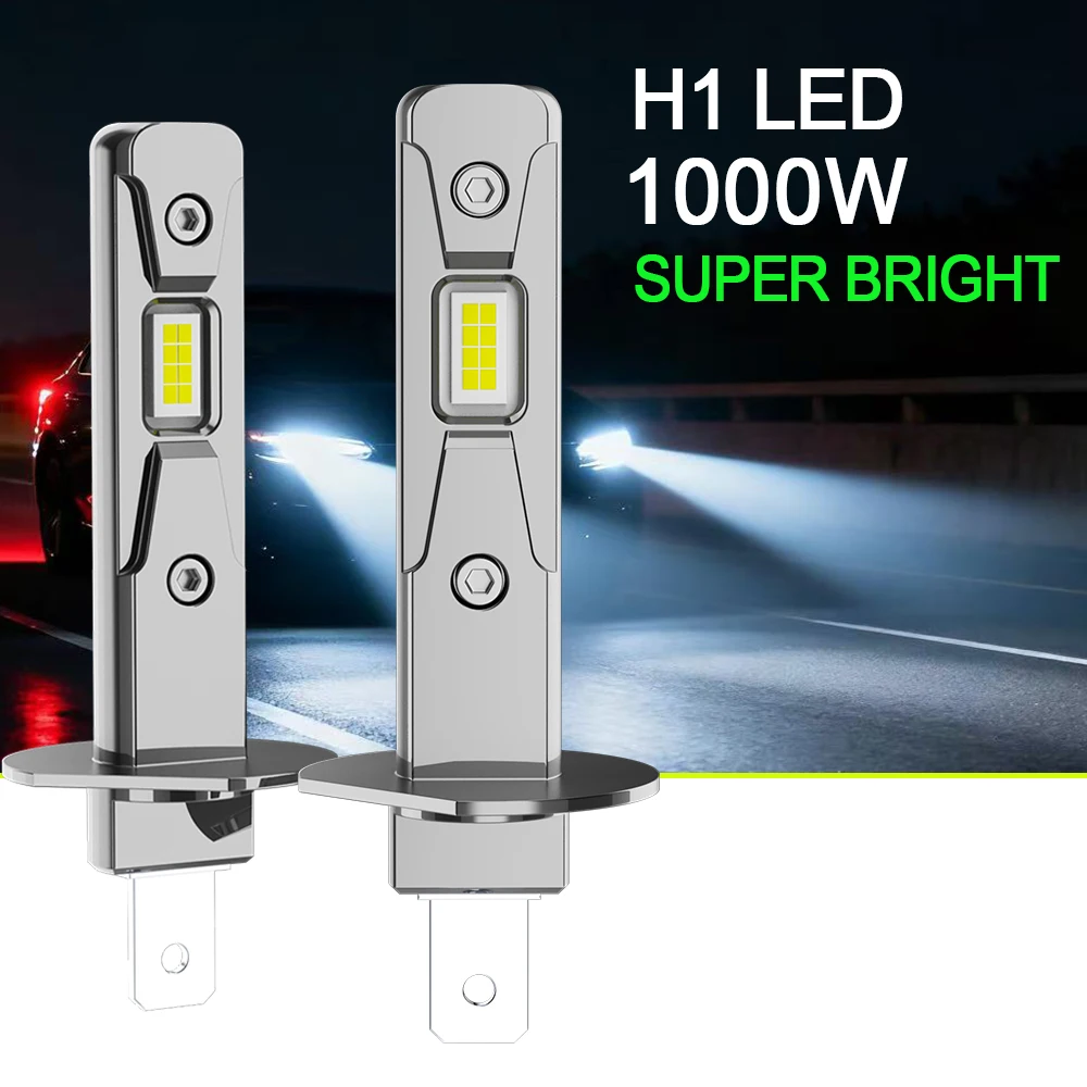 H1 LED CANBUS Лампа для фар 1000 Вт 6000 К Белый Супер яркие беспроводные прожекторы Светодиодные фонари для автомобиля Plug And Play Противотуманные фары 12 В
H1 LED CANBUS Лампа для фар 1000 Вт 6000 К Белый Супер яркие беспроводные прожекторы Светодиодные фонари для автомобиля Plug And Play Противотуманные фары 12 В