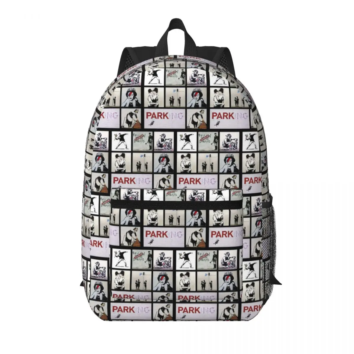 Banksy Montage 01 Various Banksy Artwork Student Backpack School Bag Hiking Travel Daypack for Men Women Bookbag Shoulder Bags
Banksy Montage 01 Various Banksy Artwork Student Backpack School Bag Hiking Travel Daypack for Men Women Bookbag Shoulder Bags